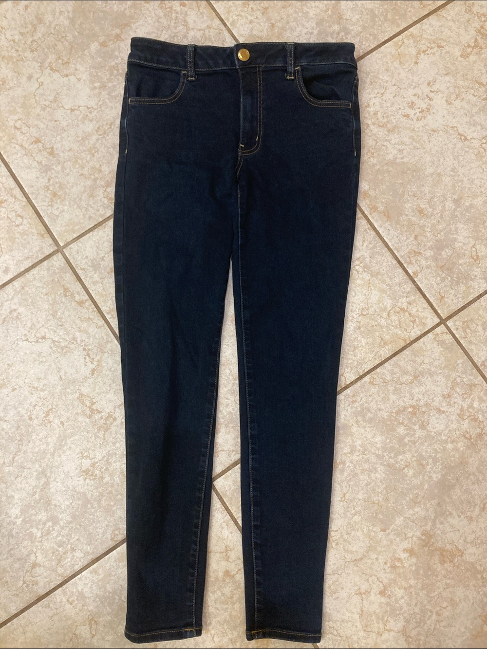 American Eagle Outfitters Dark Indigo Super Stretch Jeans